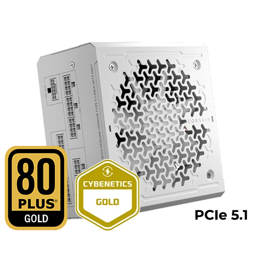 Corsair RM750e 750W ATX 3.1 GOLD (White Edition) (Full Modular)